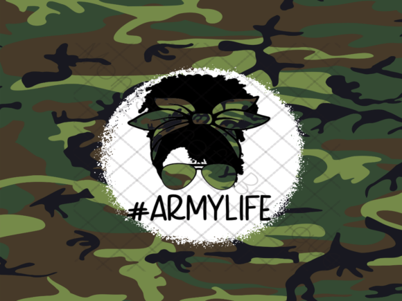 Army Life, Messy Bun, Tumbler: A Military Font for Modern Makers