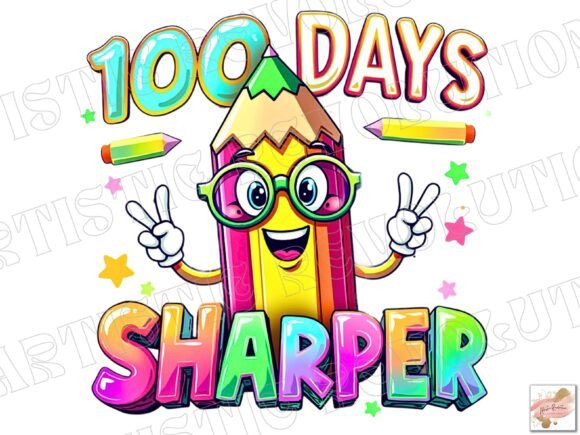 Cute 100 Days of School PNG Teacher Png: A Designer's Go-To Asset