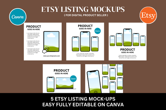 Instantly Elevate Your Etsy Shop with This Mockup Bundle