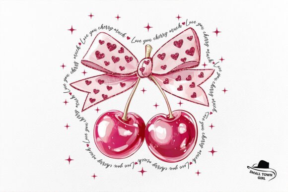 Love You Cherry Much Valentine Coquette: A Designer's Sweetheart