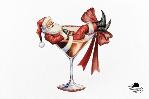 Santa Martini Coquette Christmas Party: Festive Elegance for Your Brand