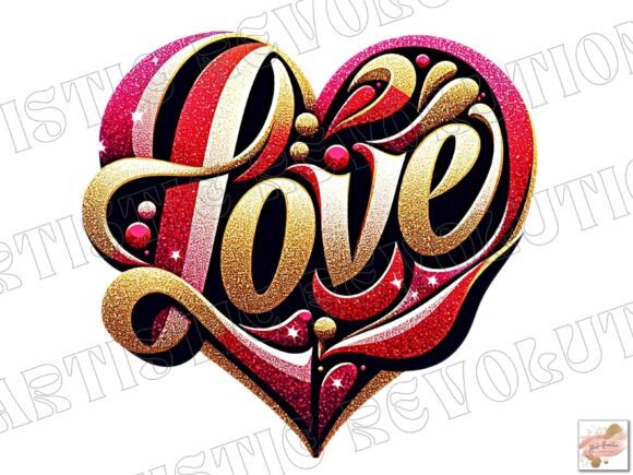 Sparkle and Sentiment: Using Love Glitter Heart PNGs