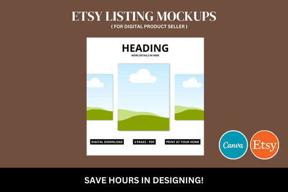 Streamline Your Etsy Listings with Canva Mockups