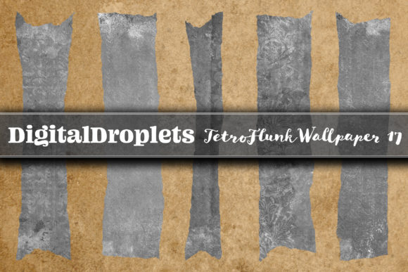 TetroFlunkWallpaper 17: 180 Torn Washi Tapes for Creative Projects
