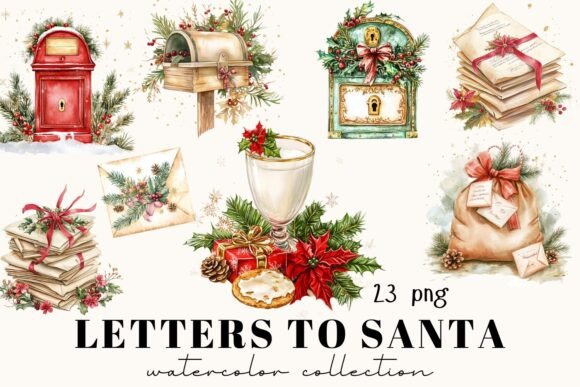The Timeless Charm of Watercolor Letters to Santa