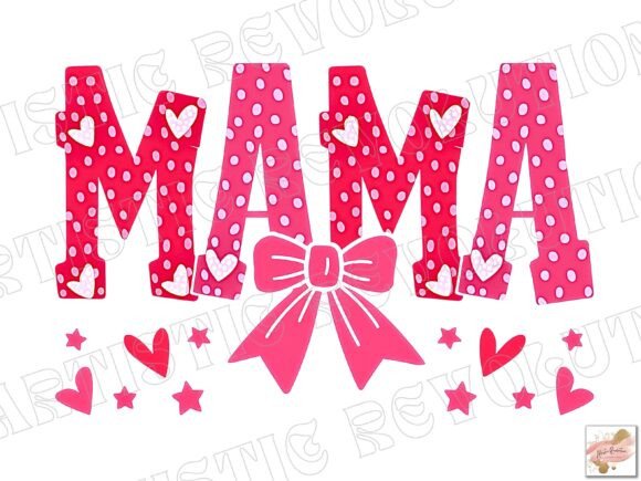Valentine Mama Coquette PNG: A Design Asset for Sweet Branding