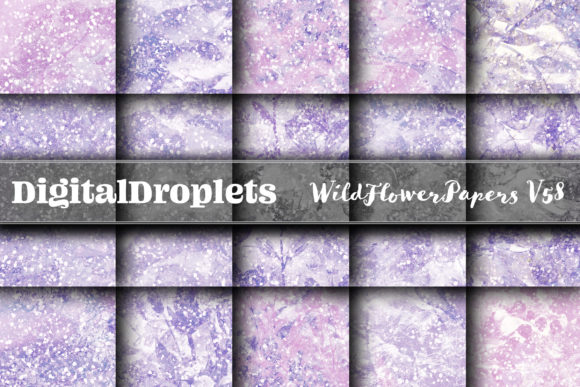 Wild Flowers Papers Vol. 58: Gothic & Vintage Design Textures